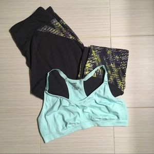 Mint Seamless Sports Bra - Low/med Impact